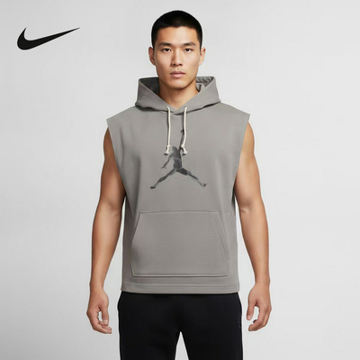 NIKE耐克男子时尚舒适简约运动休闲无袖套头衫卫衣 IQ7265-029