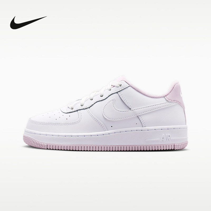 NIKE耐克男大童女鞋Air Force 1空军一号运动鞋休闲鞋CD6915-100图片