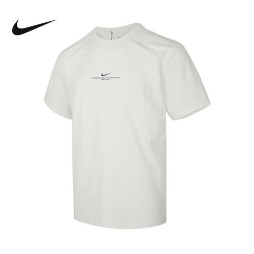 Nike耐克男子夏新款训练透气速干字母印花短袖运动T恤IH8662-133