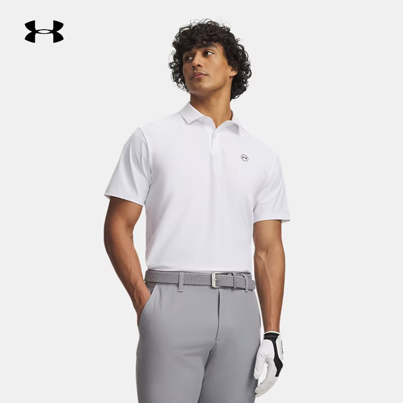 安德玛polo衫春夏新款Drive Chill男士高尔夫运动短袖