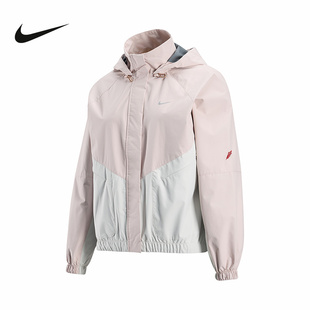Nike耐克女外套春马年限定新年款 667 防风拒水连帽跑步夹克IQ0927