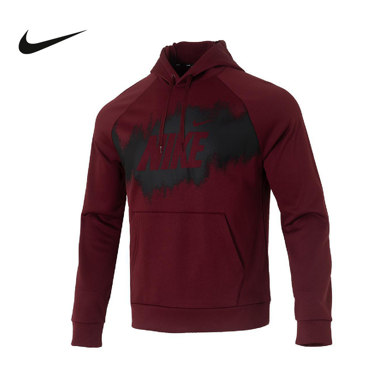NIKE耐克卫衣男子连帽冬季新款加绒保暖运动休闲套头衫HV4063-619