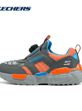 Skechers斯凯奇冬新款耐磨低帮舒适百搭男童休闲鞋 400170L/CCOR