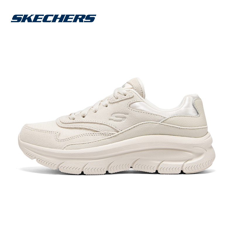 Skechers斯凯奇新款时尚百搭休闲女士舒适轻盈运动鞋158590/OFWT