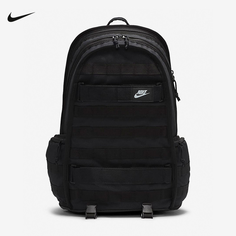 Nike耐克双肩包春秋新款书包收纳拉链口袋隔层舒适稳定FD7544-010