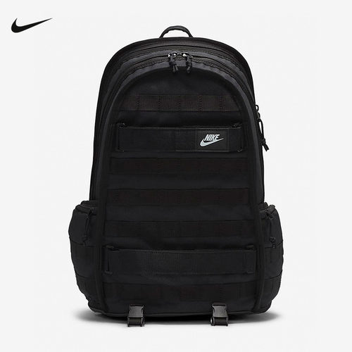Nike耐克双肩包春秋新款书包收纳拉链口袋隔层舒适稳定FD7544-010