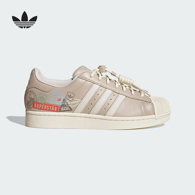 adidas阿迪达斯三叶草板鞋2025男女SUPERSTAR II经典贝壳头JR1330