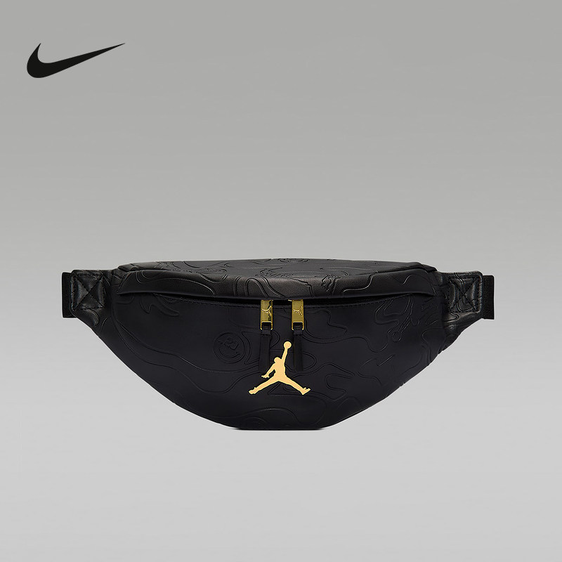 JORDAN耐克男女单肩包时尚都市风腰包25新款金标运动包IQ3