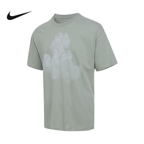 耐克2025夏季新品男子运动休闲柔软复古T恤短袖针织衫 HJ0779-370