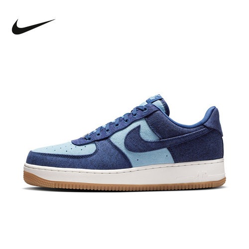 NIKE耐克男鞋 Air Force 1 '07 空军一号牛仔布运动鞋 IR0951-400