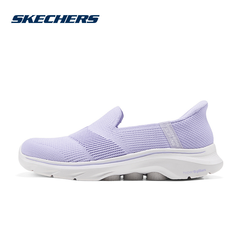Skechers斯凯奇2025夏女士轻质缓震舒适透气休闲健步鞋125258/LAV