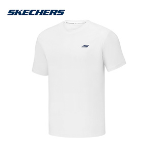 Skechers斯凯奇25夏男休闲运动T恤透气舒适短袖 0019 P225M021