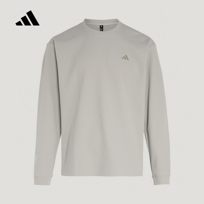 adidas阿迪达斯宽松套头衫2026春TH WAFFLE CREW男休闲卫衣KR2542