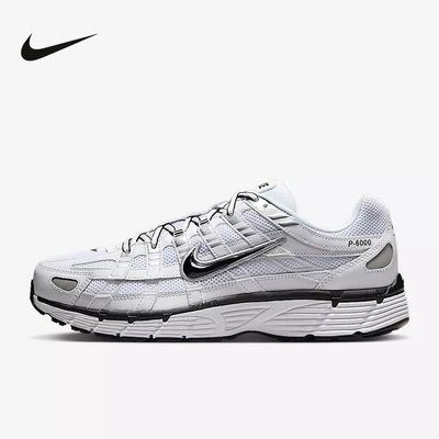Nike耐克男鞋 P-6000网面透气运动鞋复古跑步鞋老爹鞋CD6404-107