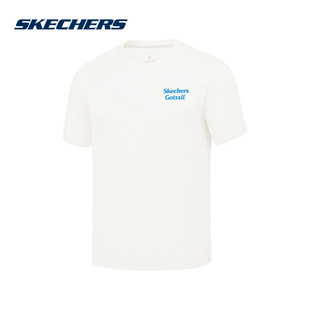 2025夏季 P225M070 新款 T恤 0074 休闲半袖 SKECHERS斯凯奇男子短袖