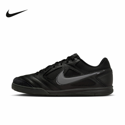 Nike耐克男鞋运动鞋春GATO黑色银勾薄底鞋低帮复古板鞋HQ6019-004