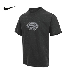 HV1676 男篮球训练棉质透气圆领运动印花T恤短袖 060 新款 耐克夏季