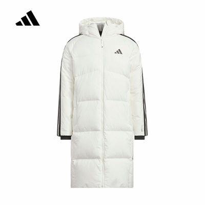 adidas阿迪达斯冬新款男长款休闲羽绒服保暖宽松运动外套 KC2497