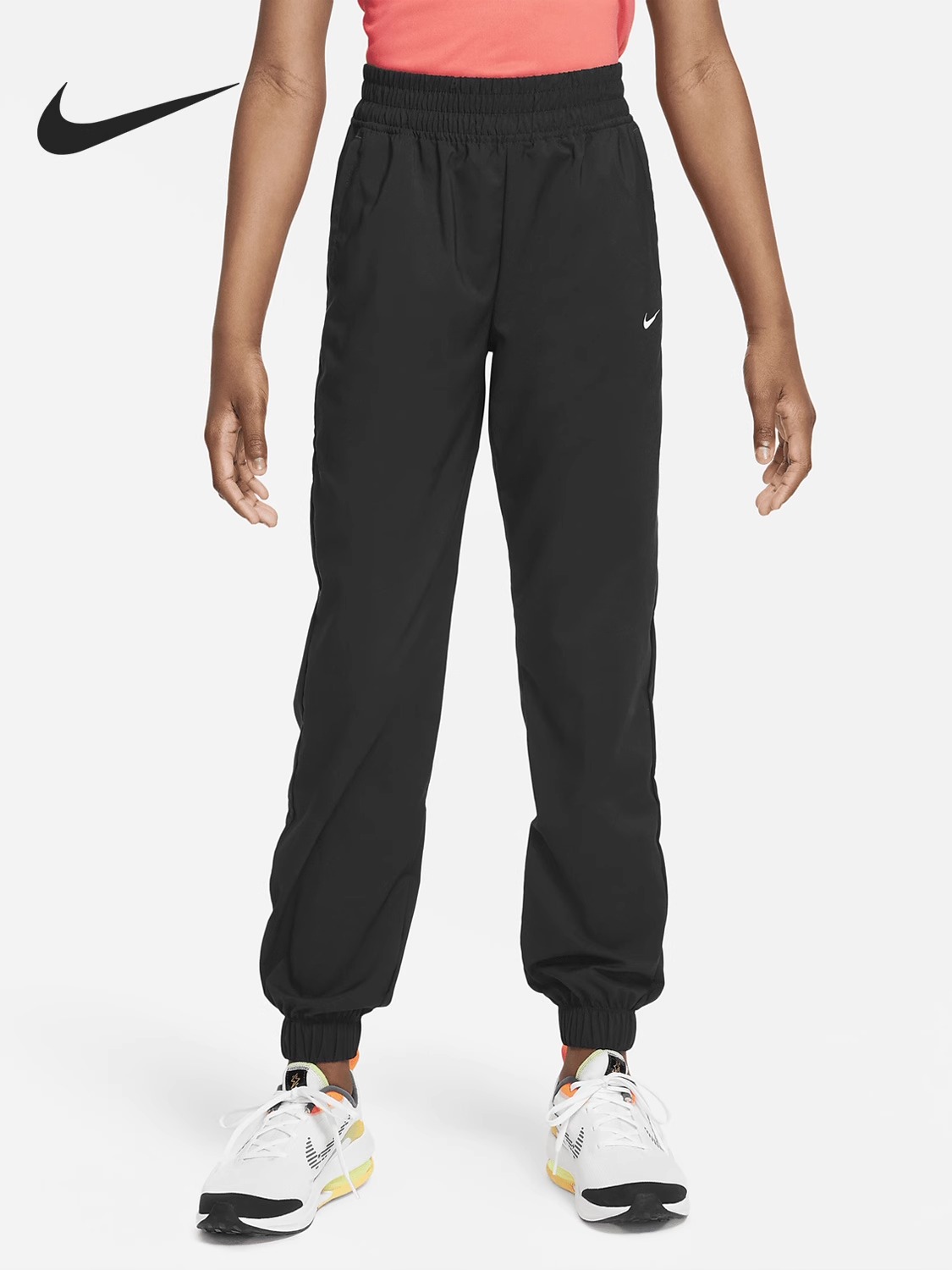 nike耐克2025年新款女童G NK DF ONE WVN PNT梭织长裤FD2857-010