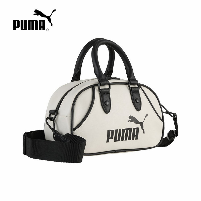 PUMA彪马手提包秋季新款女包白色休闲通勤斜挎包单肩包 0911