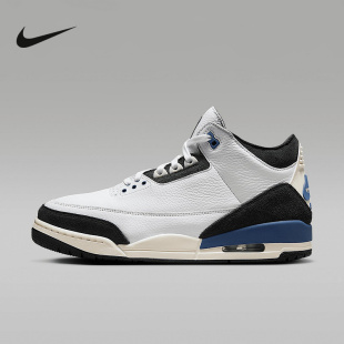 Jordan AJ3 AMM联名白蓝中帮复古篮球鞋 100 耐克男鞋 HV8571 Air