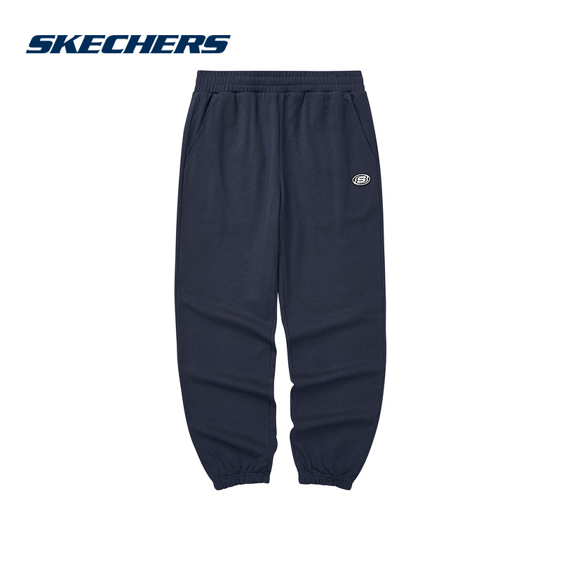 Skechers斯凯奇夏季束脚裤男士宽松百搭运动裤卫裤 L224M067/026R