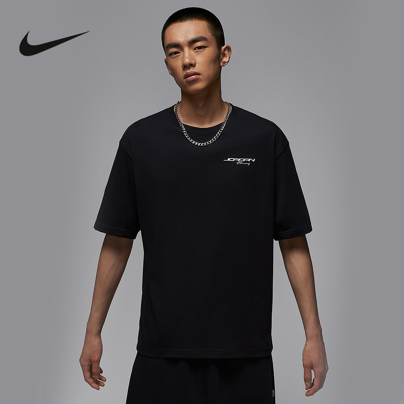 Nike耐克AJ短袖男夏季Jordan赛车印花宽松透气运动T恤IF0783-010
