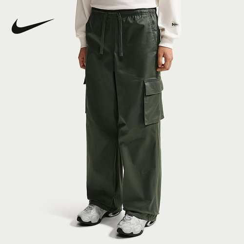 NIKE耐克女裤2026秋新款宽松运动裤休闲梭织长裤工装裤IO2455-303