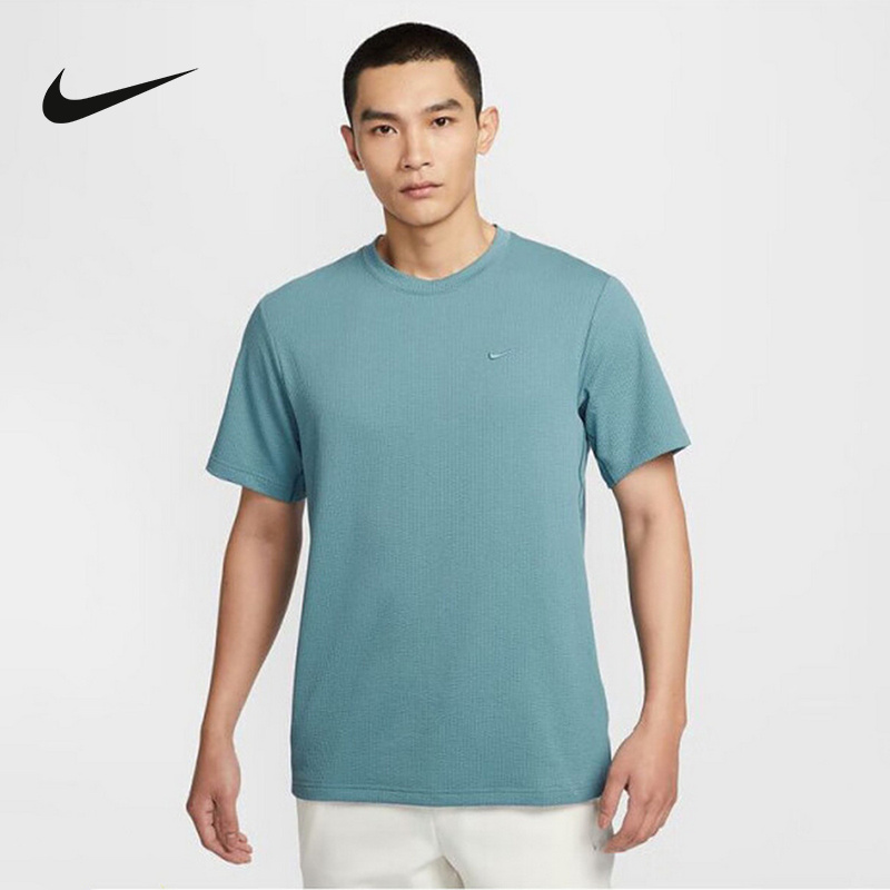 Nike耐克短袖男上衣25夏新款宽松休闲透气刺绣运动T恤HJ4044-006