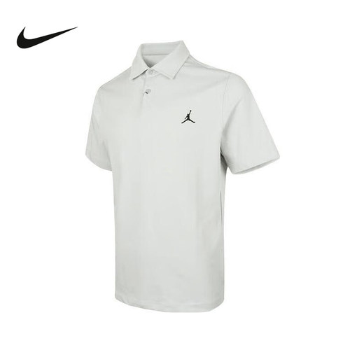 Jordan耐克男短袖翻领POLO衫夏季宽松透气刺绣运动T恤HQ8689-034