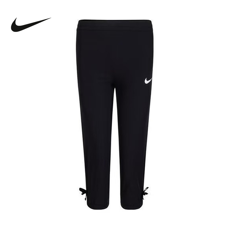 NIKE耐克女裤2025秋新款宽松运动裤蝴蝶结收口梭织长裤IO2657-010