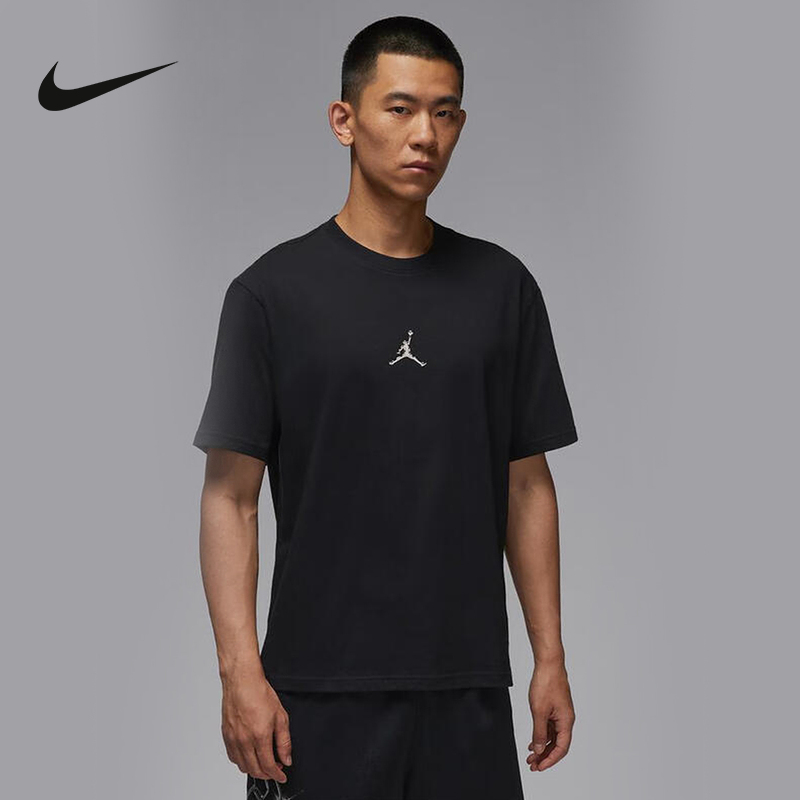 Nike耐克短袖男夏新款Jordan背标印花速干透气运动T恤HQ8971-010