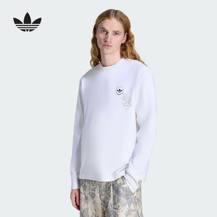 adidas阿迪达斯华夫格上衣2026春男Waffle Workwear长袖T恤KG6440