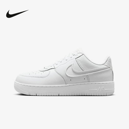 耐克女鞋AIR FORCE 1 AF1空军一号纯白板鞋运动休闲鞋FJ7409-100