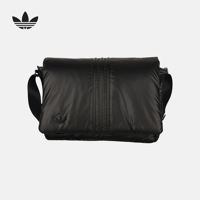 adidas阿迪达斯三叶草邮差包翻盖单肩包26春男女时尚斜挎包K