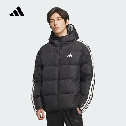 adidas阿迪达斯冬季新款男子双面穿休闲羽绒服运动保暖外套KC2490