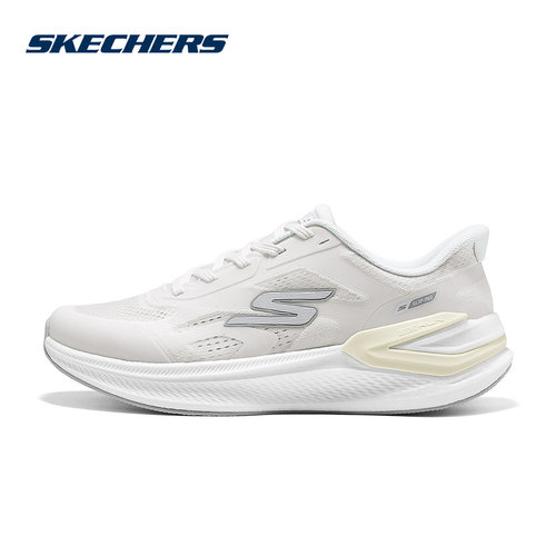 Skechers斯凯奇2026春男士休闲鞋轻便舒适透气运动鞋 221141/WHT