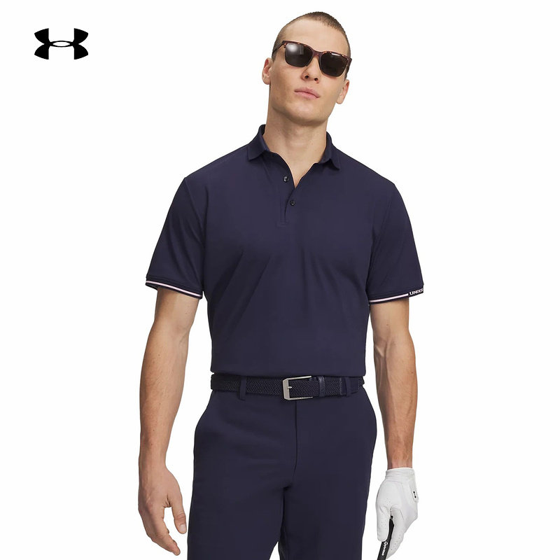UA安德玛春夏新款Drive休闲高尔夫运动短袖t恤polo衫60