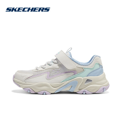 Skechers斯凯奇2026夏女童网面透气休闲运动百搭老爹鞋 319097L