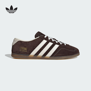 adidas阿迪达斯三叶草T头鞋2026春女GAZELLE LO PRO德训鞋IH6932
