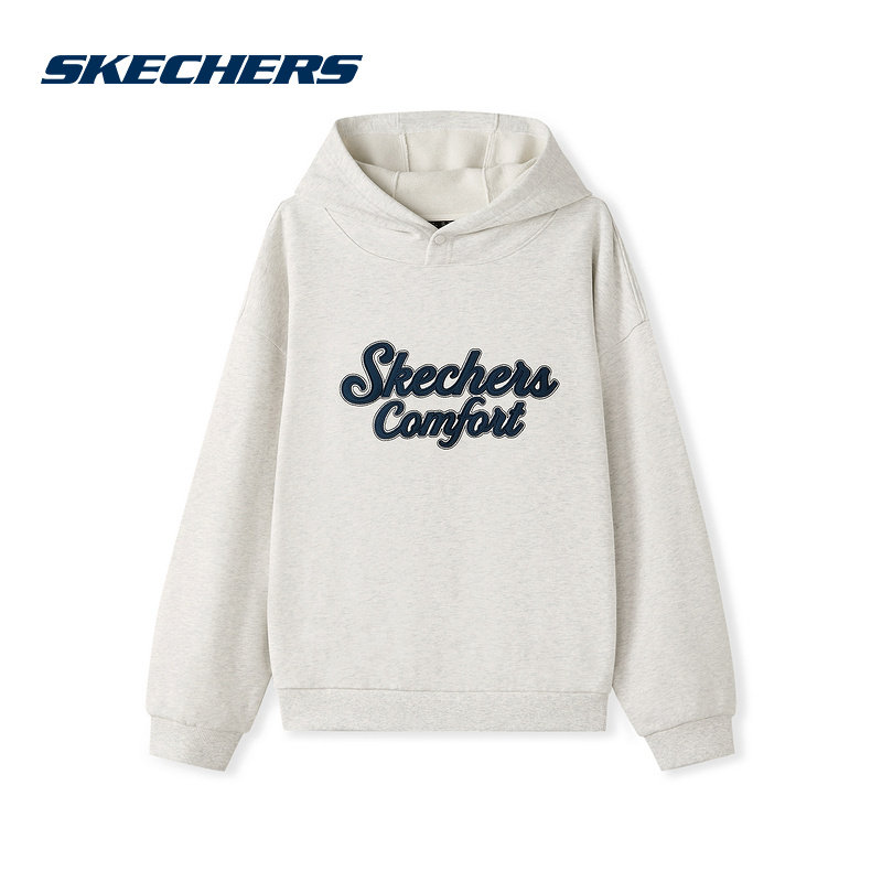 SKECHERS斯凯奇秋冬款男女卫衣加绒保暖连帽套头衫L425U031-0248,运动服/休闲服装,运动卫衣/套头衫,淘宝优惠券,粉丝福利购,淘宝优惠卷