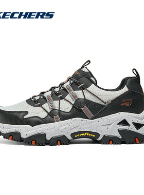 Skechers斯凯奇男子耐磨减震户外登山鞋运动徒步鞋 237421/BKOR