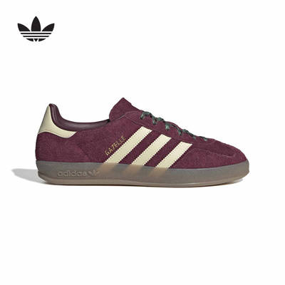 adidas阿迪达斯三叶草T头鞋女GAZELLE INDOOR休闲德训板鞋 KJ8316
