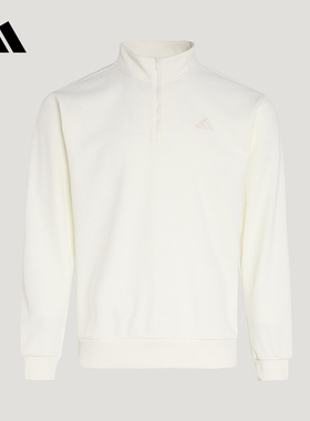 adidas阿迪达斯双面针织半开襟套头衫春男Climawarm卫衣 KR2553