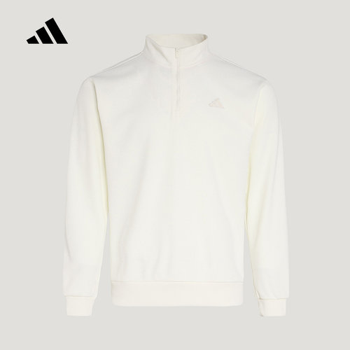 adidas阿迪达斯双面针织半开襟套头衫春男Climawarm卫衣 KR2553