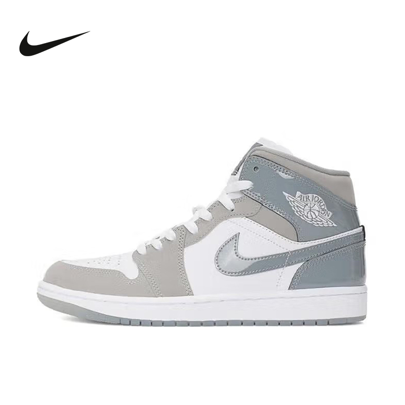 Nike耐克男鞋2025春季AIR JORDAN 1 AJ1中帮篮球鞋板鞋HF3216-100