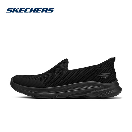Skechers斯凯奇2026夏男士休闲鞋软底透气一脚蹬闪穿健步鞋216809
