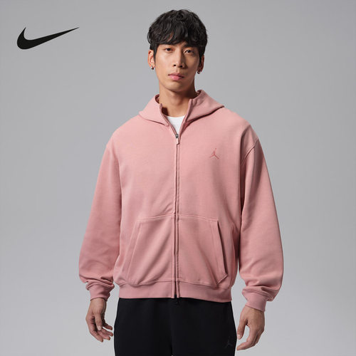 NIKE耐克男子宽松夹克双拉链休闲运动外套冬季新款针织IM7533-685