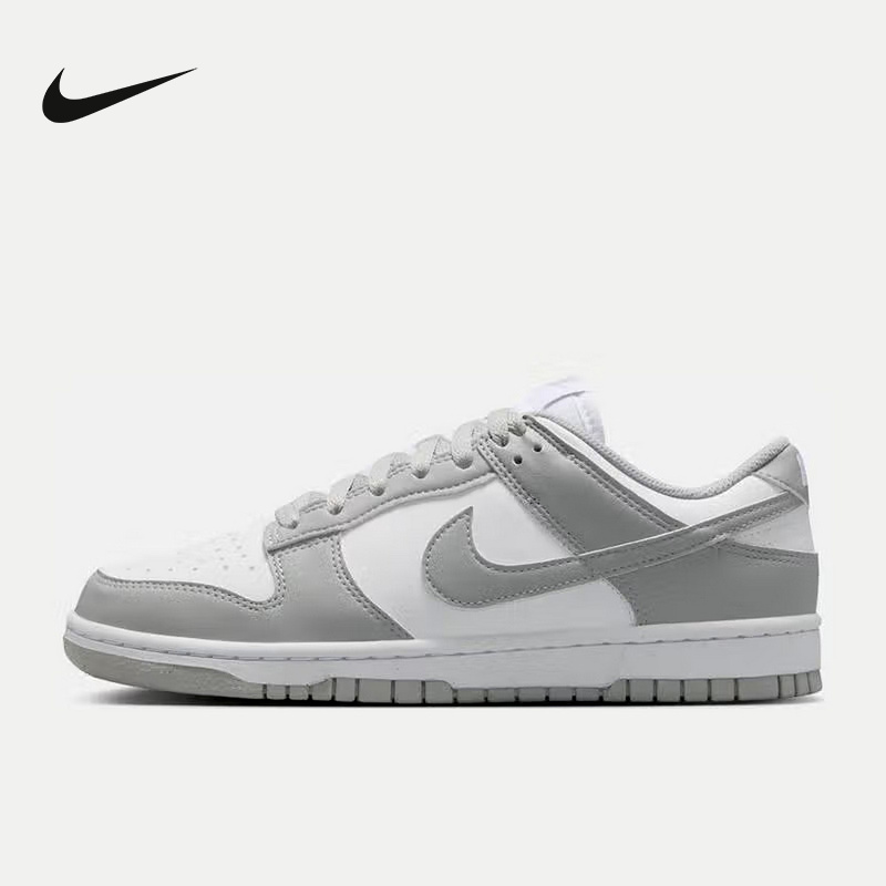 Nike耐克女鞋2025春季DUNK灰色运动鞋低帮复古休闲板鞋DD1873-113
