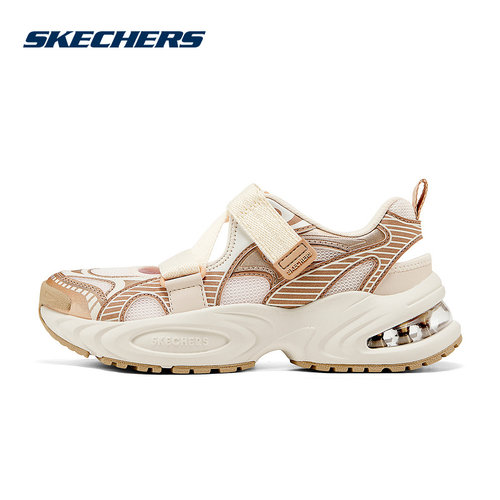 Skechers斯凯奇25夏女鞋舒适透气玛丽珍鞋休闲运动鞋177603/LPRG